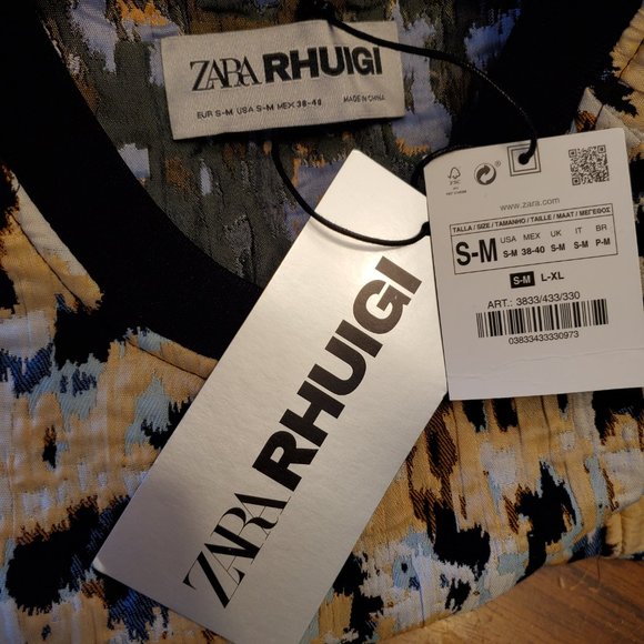 Zara X Rhuigi Limited Release Animal Print Pullover S/M - Picture 6 of 8